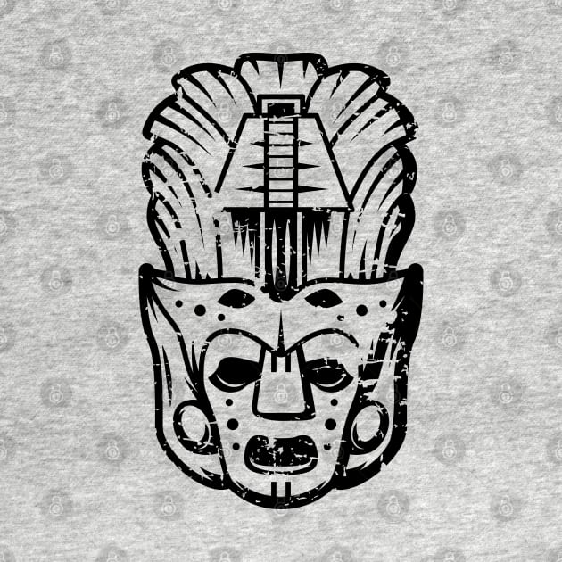 Aztec mask face #5 by GreekTavern